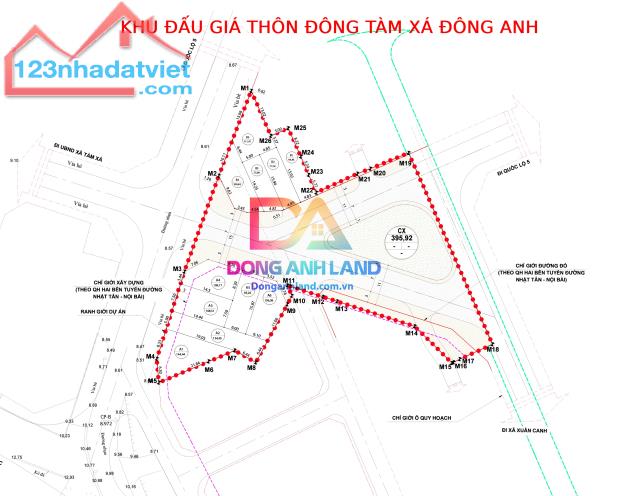 Bán đất đấu giá Thôn Đông Tàm Xá Đông Anh gần dự án Vinhomes Cổ Loa - 7