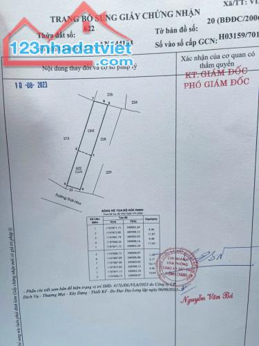 Bán đất mặt tiền đường Thới Hòa, Vĩnh Lộc A, Bình Chánh - 4