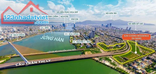 Bán căn 1PN+1 The Panoma view sông Hàn giá từ 2,1 tỷ (đã bao gồm VAT + KPBT) ưu đãi 19,5% - 2