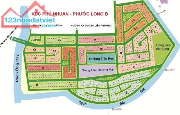 Cần bán Đất dự án KDC Phú Nhuận - Phước Long B, Diện tích 290m², Giá 17.8 Tỷ, đường 20m - 3