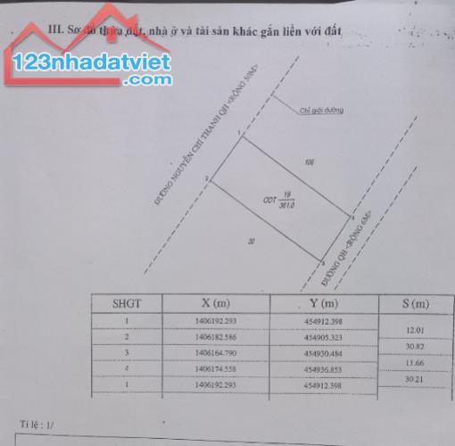 💥  Đất [ 12x30m ] 2 Mặt Tiền Trước Sau Nguyễn Chí Thanh - Đối Kđt Eco City Premia. 14 Tỷ