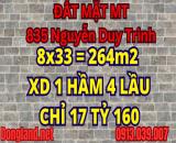 264m2 đất 835 Nguyễn Duy Trinh (8x33) chỉ 65tr/m2 Mặt bằng đẹp Kế The Global City