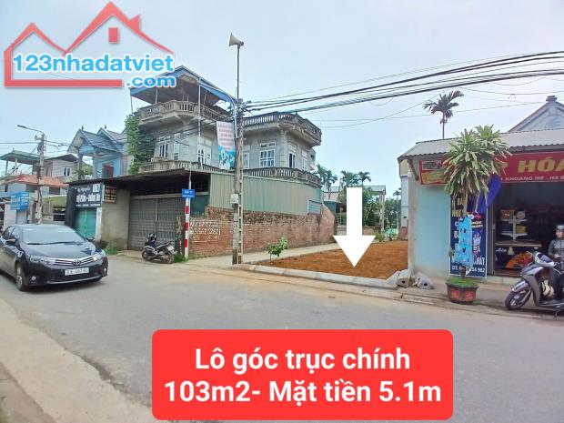 SIÊU NÉT, LÔ GÓC, 103M2 FULL ĐẤT Ở, HÀNG F0, GIÁ F0 - 1