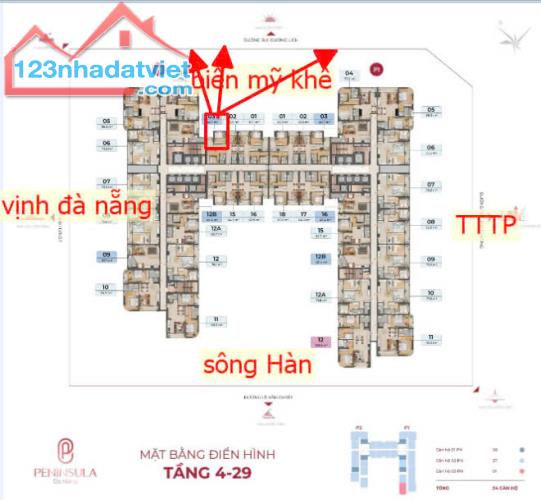 Duy nhất chỉ còn 4 căn 1PN dự án hót nhất ven sông Hàn - Peninsula Đà Nẵng - 1