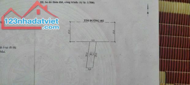 ❌❌❌BÁN LÔ 100 m MẶT ĐƯỜNG 402 GIÁ CHỈ 2 TỶ XX .