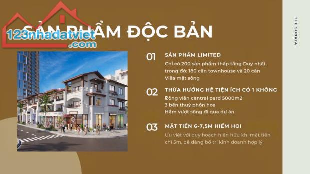 𝐒𝐇𝐎𝐏𝐇𝐎𝐔𝐒𝐄 2 MẶT TIỀN THE SONATA - CƠ HỘI ĐẦU TƯ HIẾM CÓ TẠI 𝐒𝐔𝐍 𝐒𝐘𝐌𝐏𝐇𝐎𝐍 - 1