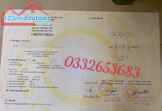 siêu hiếm mua đất sẵn nhà 187m tại đông sơn-chương mỹ - 3