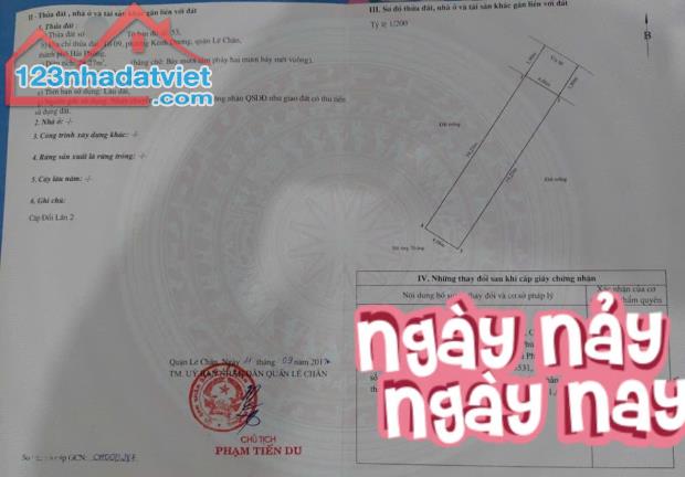 Bán nhà khu phân lô Thiên Lôi- Võ Nguyên Giáp, 78m 3.5 tầng GIÁ 5.5 tỉ cực đẹp - 4