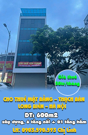 CHO THUÊ MẶT BẰNG – THẠCH BÀN – LONG BIÊN – HÀ NỘI.