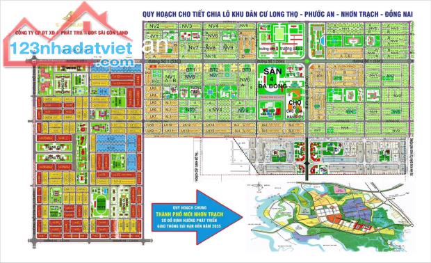 Đất nền Biệt thự, giá siêu rẻ tại dự án HUD & XD Hà Nội. Nơi đầu tư tốt nhất Nhơn Trạch. - 2