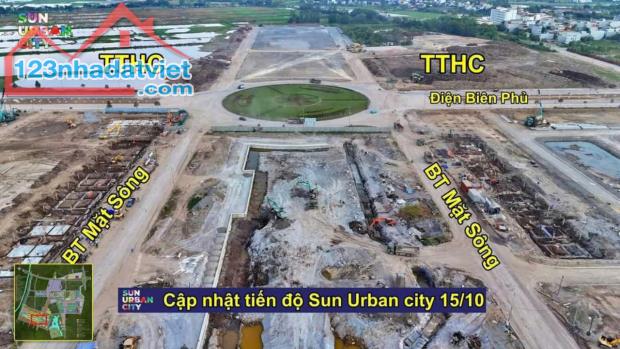 Cập nhật tiến độ  dự án Sun Urban CITYHà Nam ngày 16/10 .Khu đô thị thời đại.Thành phố