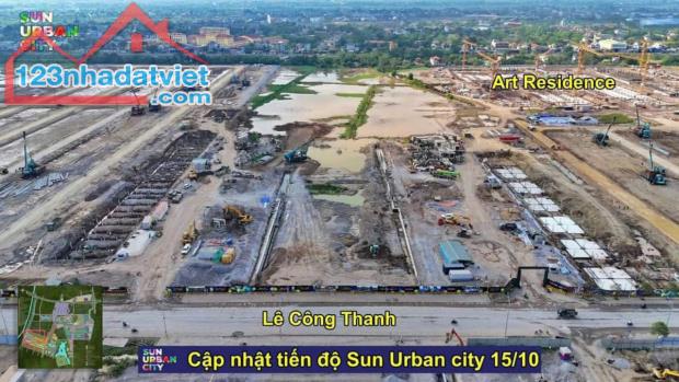 Cập nhật tiến độ  dự án Sun Urban CITYHà Nam ngày 16/10 .Khu đô thị thời đại.Thành phố - 1