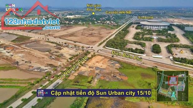 Cập nhật tiến độ  dự án Sun Urban CITYHà Nam ngày 16/10 .Khu đô thị thời đại.Thành phố - 3