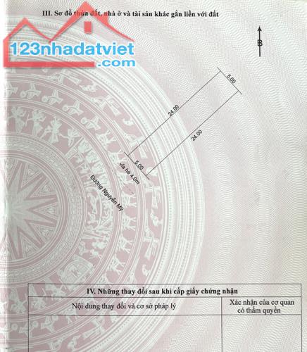 🔴 GIÁ TỐT 🔴 120m2 Đất MT Nguyễn Mỹ gần Vũ Thành Năm - Đảo 2 Hoà Xuân, TP. Đà Nẵng - 3