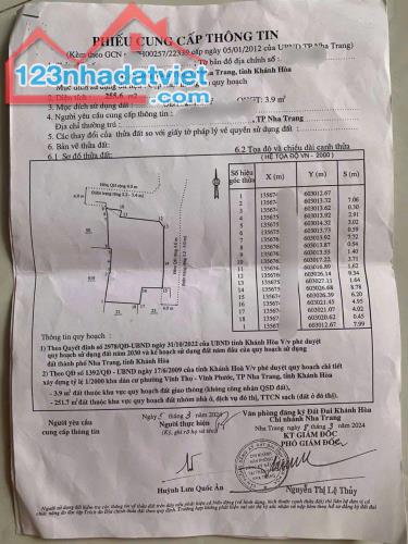 BÁN LÔ ĐẤT CĂN GÓC TẶNG NHÀ CẤP 4 HẺM TÔN THẤT TÙNG VĨNH THỌ NHA TRANG - 3