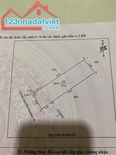 Bán Lô đất mặt tiền đường Nguyễn Trường Tô 6x23m có nhà cấp 4 làm ốt chốt giá cực