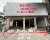 HẠ VỀ 4X TỶ ~ 396M2  BÁN NHÀ GÓC 2MTKD ĐỈNH ĐƯỜNG QUANG TRUNG P8 GÒ VẤP