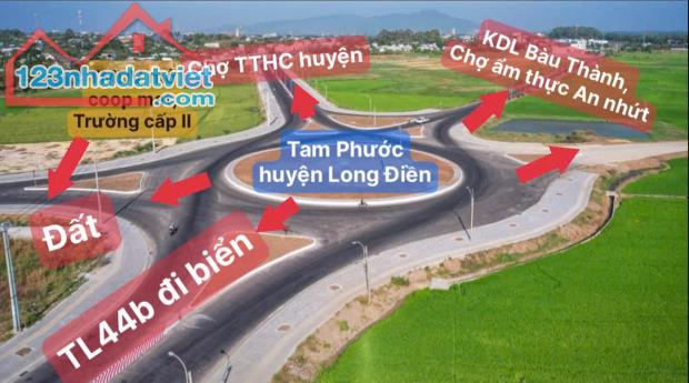 Dưới 1ty5 sở hửu Lô đất nền full thổ cư 100m2 Xã Tam Phước Long Điền BR-VT - 1