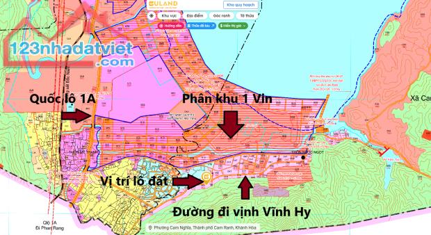 Suất đầu tư đất nền chỉ 1,x tỷ ngay sát đại dự án Vin CAM RANH (200M) - 1