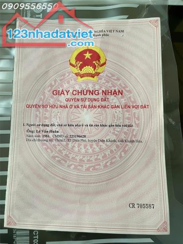 Cần thanh lý lô đất đường ven Thôn 2, xã Diên Phú, giá chỉ 4,5tr/m2 - 2