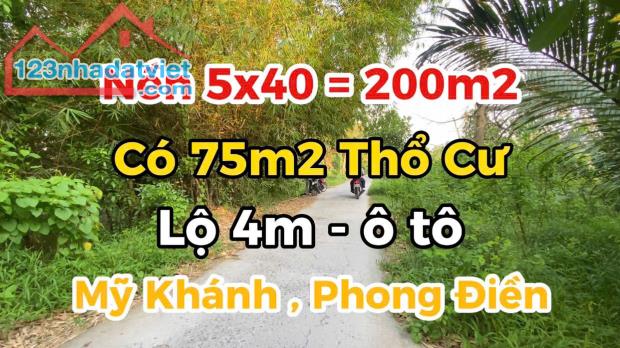 #238 ||🔥750tr🔥 Nền Đẹp 200m2, Rạch Chuối, Mỹ Khánh, Phong Điền.