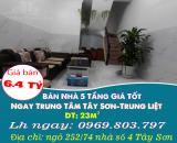 Chính Chủ Bán Nhà 5 Tầng Giá Tốt Ngay Trung Tâm Tây Sơn-Trung Liệt