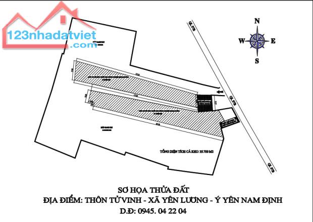 !! SANG NHƯỢNG ĐẤT 35.000m2 (Mặt tiền dài 40m) VÀ 12.000m2 (Mặt tiền dài 24m) TẠI YÊN - 4