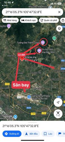 Chính chủ bán Lô đất Minh Phú Sóc Sơn, HN 60m full thổ cư mt6m gần sân bay Nội Bài 1,26 tỷ - 2