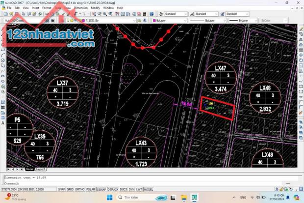 Bán 192m2 đất Tổ 9 TT Quang Minh Mê Linh Hà Nội - 2