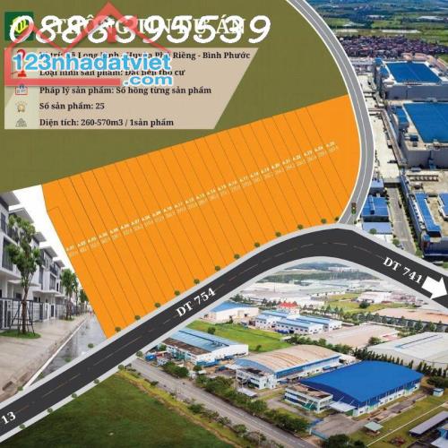 Bán đất thổ cư 300m2, đường 19m, gần trường học, chợ, ủy ban, giảm 50tr còn 450tr