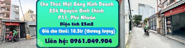 Cho Thuê Mặt Bằng Kinh Doanh Tại 234 Nguyễn Đình Chính, P11, Phú Nhuận