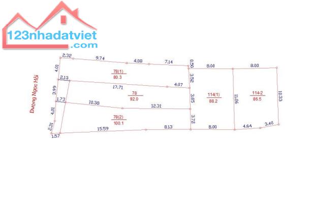 TUYỆT PHẨM MẶT PHỐ NGỌC HỒI 480M*MT15M VỈA HÈ KINH DOANH SIÊU ĐỈNH GIÁ CHỈ 155 TỶ - 5