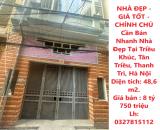 NHÀ ĐẸP - GIÁ TỐT - CHÍNH CHỦ Cần Bán Nhanh Nhà Đẹp Tại Triều Khúc, Tân Triều, Thanh Trì,