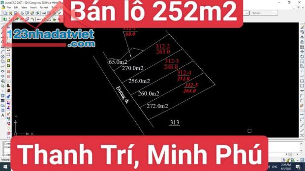 Đẹp Chưa Từng Có! Đất Thanh Sơn, Minh Phú, Sóc Sơn - Mặt Đường Nhựa Sầm Uất - 4