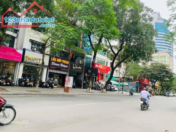 Bán đất tặng nhà 2 mặt tiền phố Hoàng Cầu – 100m2 – Vỉa hè – Ô tô dừng đỗ . 33 tỷ