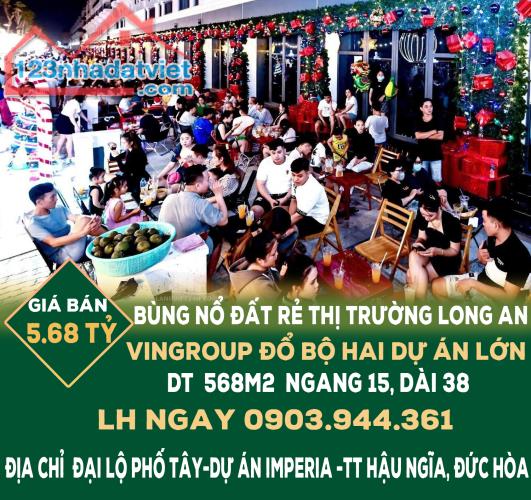 BÙNG NỔ ĐẤT RẺ THỊ TRƯỜNG LONG AN, VINGROUP ĐỔ BỘ HAI DỰ ÁN LỚN