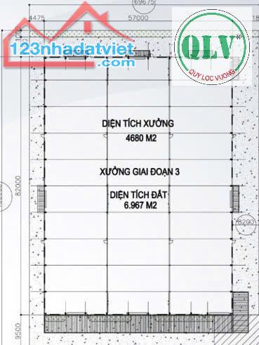 Cho thuê nhà xưởng 4.680m2 mới xây dựng  tại KCN Hòa Bình, Long An - 3