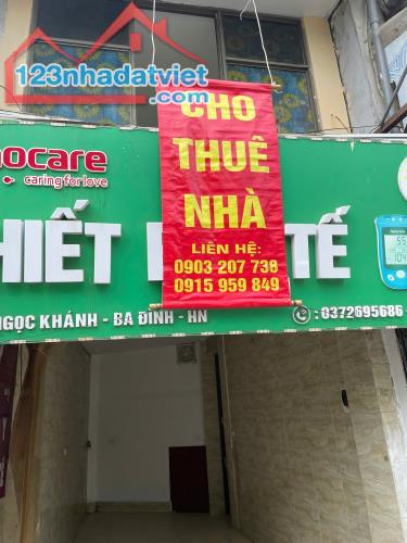 Cho thuê nhà mặt phố 120 Ngọc Khánh Ba Đình Hà Nội