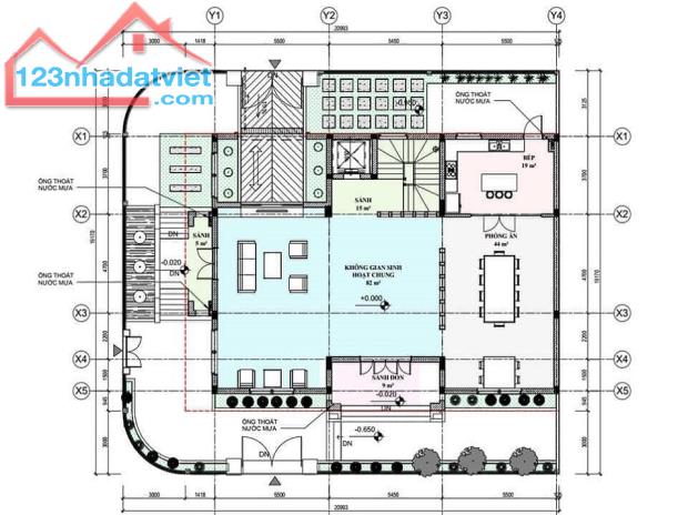 BÁN BIỆT THỰ PHẠM VĂN ĐỒNG- HOÀNG QUỐC VIỆT- CĂN GÓC- 3 THOÁNG- 405m2- 105 tỷ - 4