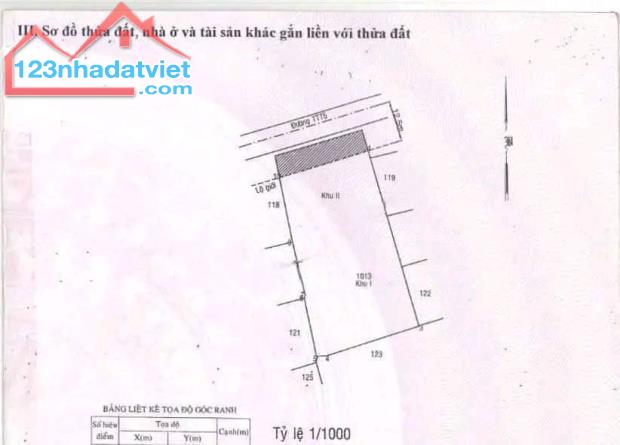 BÁN ĐẤT 29X56M, THỔ CƯ MẶT TIỀN PHẠM THỊ DÂY HÓC MÔN GIÁ 30T - 2