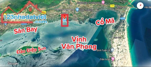 278m2 Full Thổ cư Mặt biển PK8 - Bắc Vân Phong 2 mặt đường 20m/36m - 3