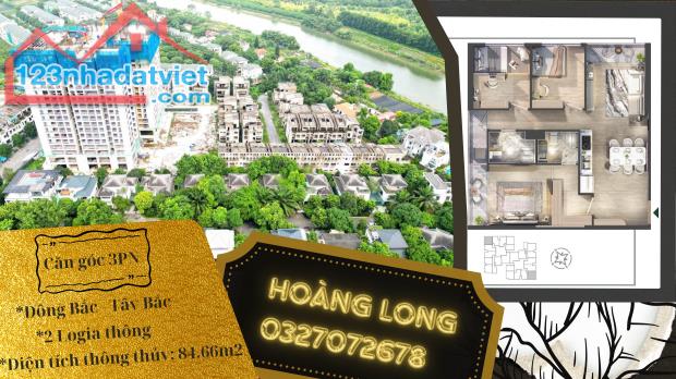 Còn lại duy nhất 2 căn góc cuối cùng view Biệt thự đảo long lanh dự án The Fibonan