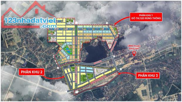 Siêu rẻ!! Lô góc 137m2 rộng 9,5m TP Thanh Hóa đường vào 45m mới trúng đấu giá - 1