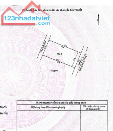 Bán đất tặng nhà c4 mặt tiền 5M5 Vũng Thùng 7 , Phường Nại Hiên Đông , Quận Sơn Trà ⭐⭐⭐⭐⭐ - 2