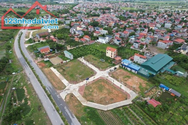 Bán đất đấu giá Yên Vinh, Mê Linh, đối diện đô thị HUD Mê Linh, vị trí đắc địa ngay Vành Đ - 1