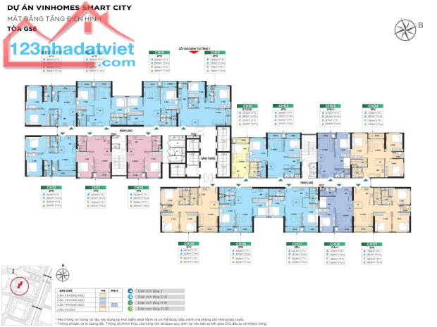 Cần bán căn hộ trục 14 tầng thấp GS6- Khu Miami dự án Vinsmart city