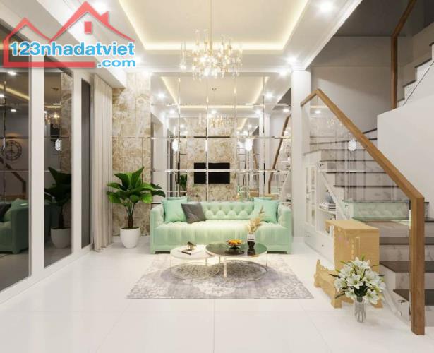 Nguyễn Xí bình thạnh nhà bán 42m2 4 tầng mới full nộ thất ngang hơn 4m nhỉnh nhẹ 6 tỷ