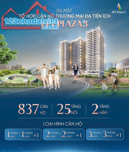 Mở bán căn hộ tại FPT PLAZA 3 - Thanh toán theo tiến độ - Hỗ trợ vây 75%