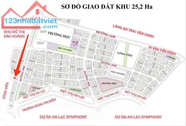 Bán lô đất dịch vụ Vân Canh 46,5m2 cực hiếm giá tốt - 1