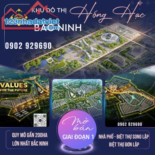 Bắc Ninh - Phú Mỹ Hưng - Khu đô thị sinh thái Hồng Hạc. Sắp ra mắt và mở bán đợt 1. Liên